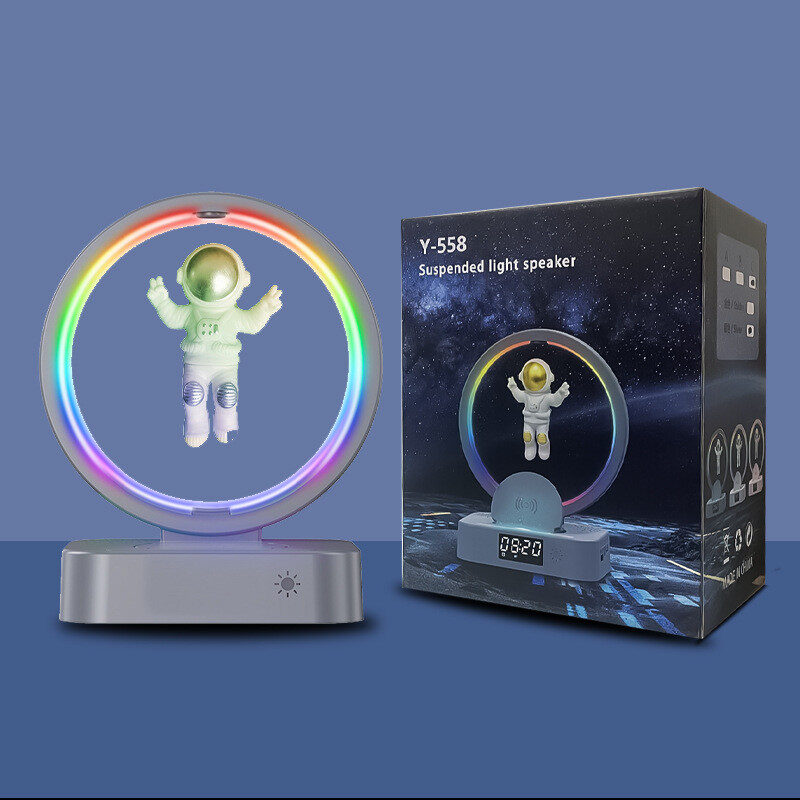 Magnetic Levitation Bluetooth-compatible Speaker Astronaut Home RGB Mini