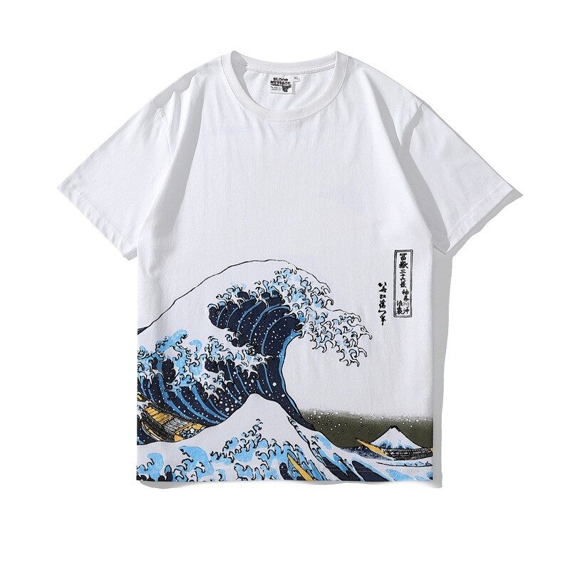 Japanese And Fashion Short-sleeved T-shirts For Men Women