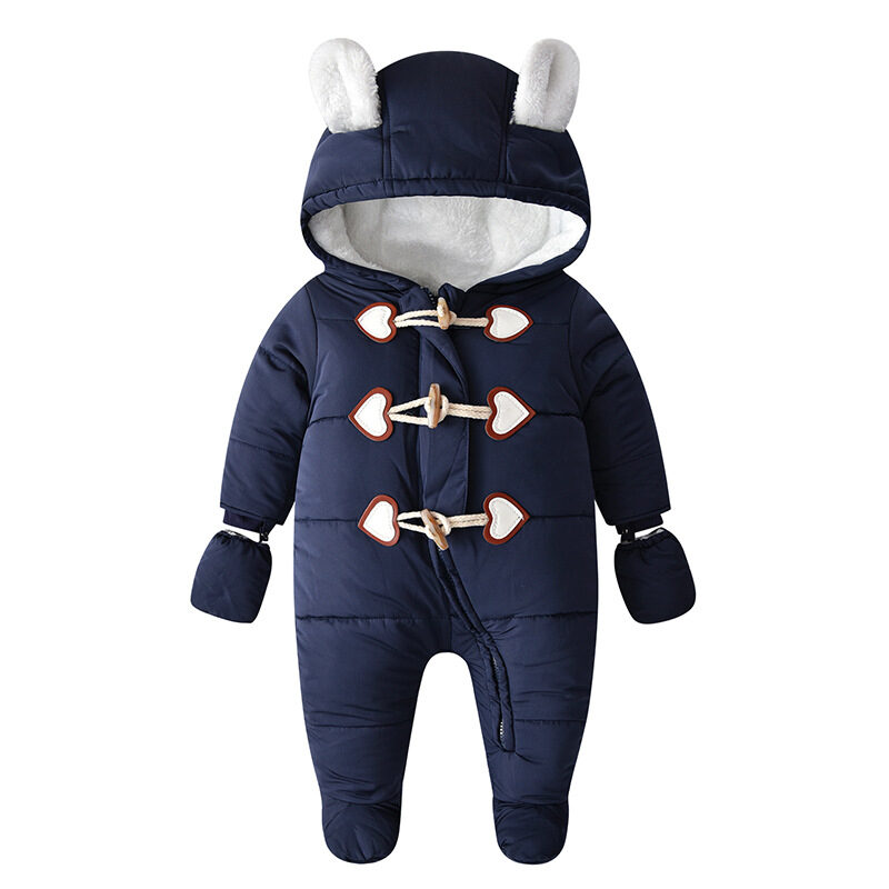 Baby Onesie Horn Buckle Hayi Crawling Suit Clothes