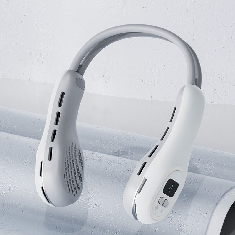 Silent Mini Usb Bladeless Ambience Light Hanging Neck