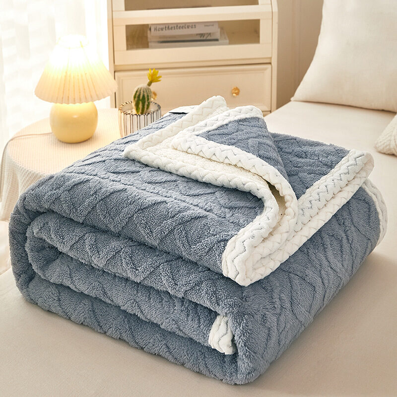 Blanket Double Thickened Warm Coral Fleece Sofa