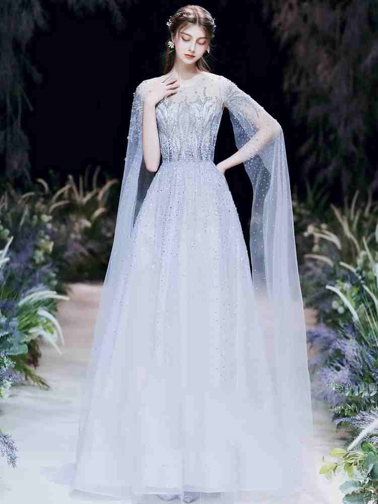 High-end Engagement Evening Dress Light Luxury Niche Wedding