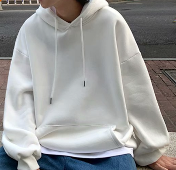 Hoodie Men's Loose Student Velvet Coat Large Size
