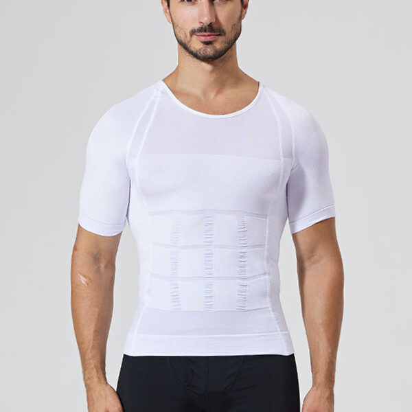 140D Men's Vest Shapewear Men Body Toning T-Shirt