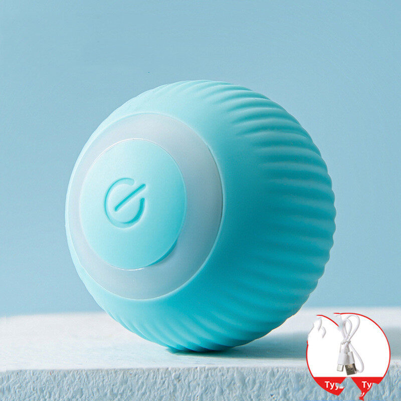 USB Rechargeable Gravity Electric Rolling Ball Cat Toy