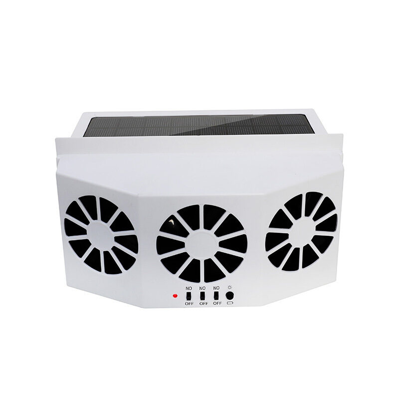 Car Fan Solar Window Sun Powered Auto Air