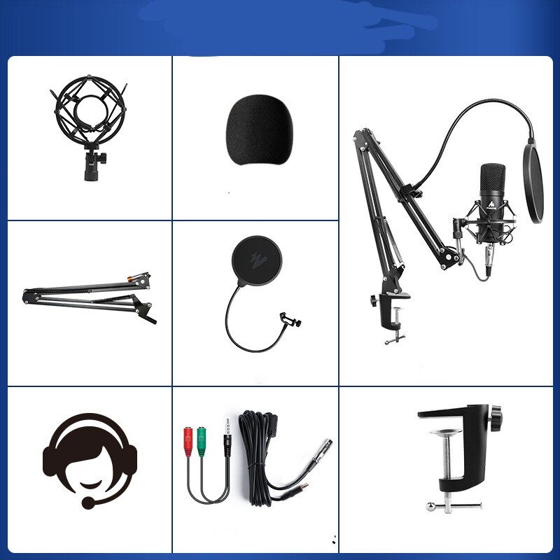 Mobile Phone K Song Capacitor Computer Recording Microphone