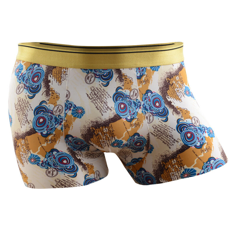Underpants Man Ice Silk Men Underwear Boxer Shorts