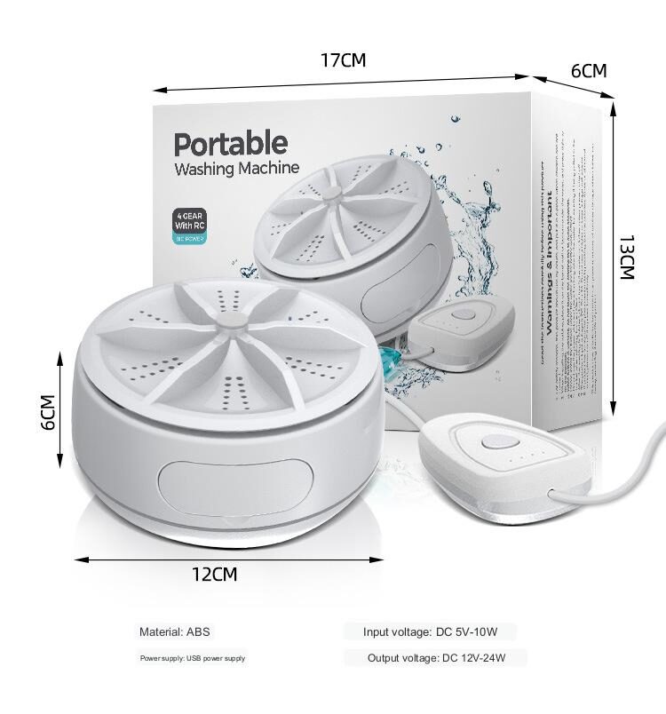 Small Appliance Portable Turbo Washing Machine Remote Control