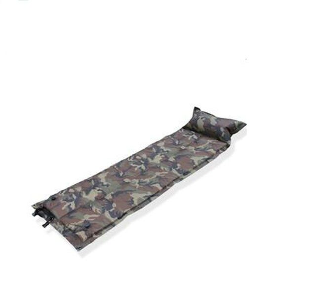 Camo Automatic Inflatable Cushion With Pillow Outdoor Camping