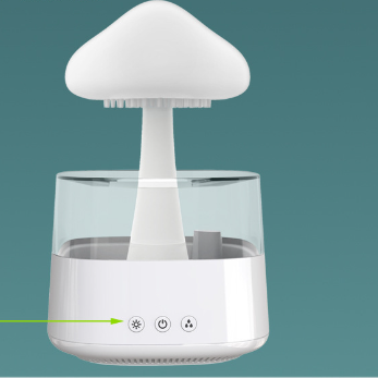 Ultrasonic Atomizing Cloud And Rain Humidifier Wood Grain
