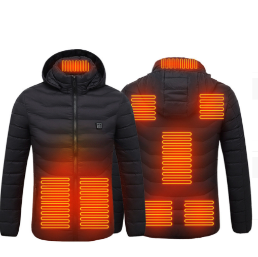 New Heated Jacket Coat USB Electric Cotton Heater
