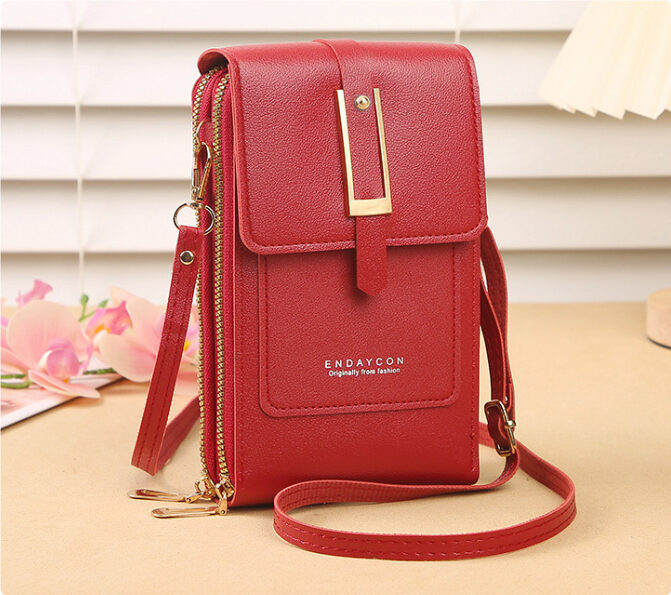 Women's Crossbody Shoulder Bag Transparent Multifunctional Touch Screen
