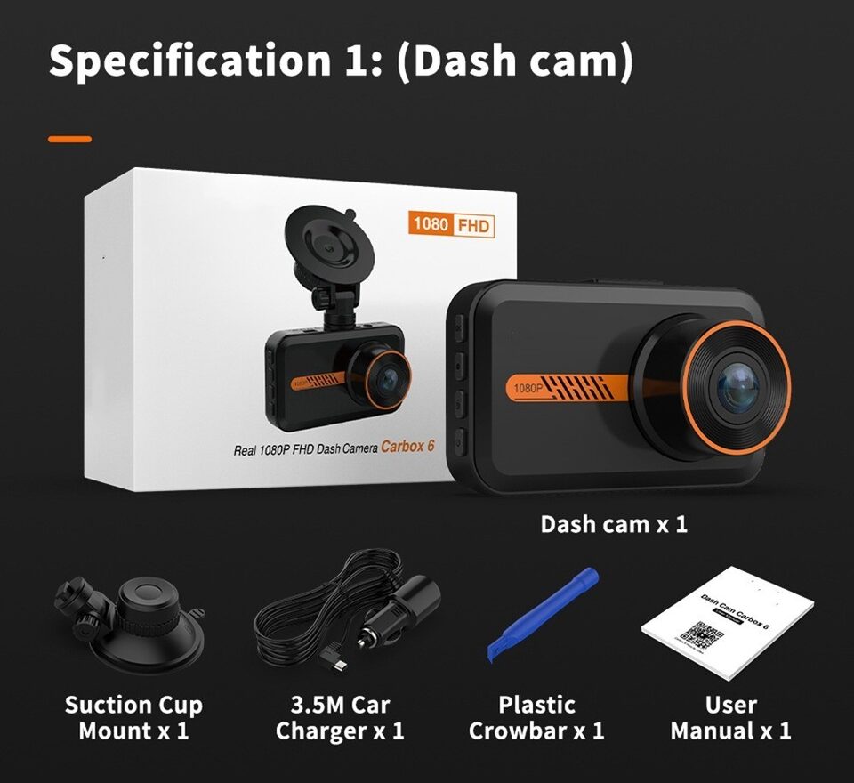 Dash Cam Front And Rear Car Camera Dual