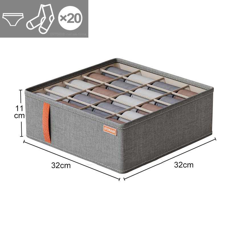 Closet Organizer Underwear Drawer Socks Bra Clothing Storage