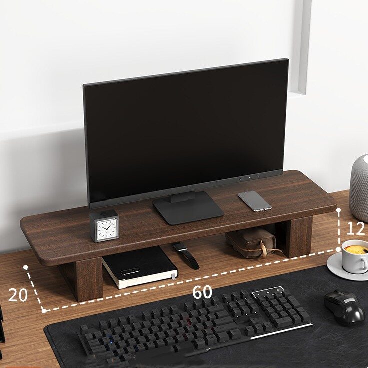 Computer Monitor Heightening Frame Office Desktop Shelf Shelving