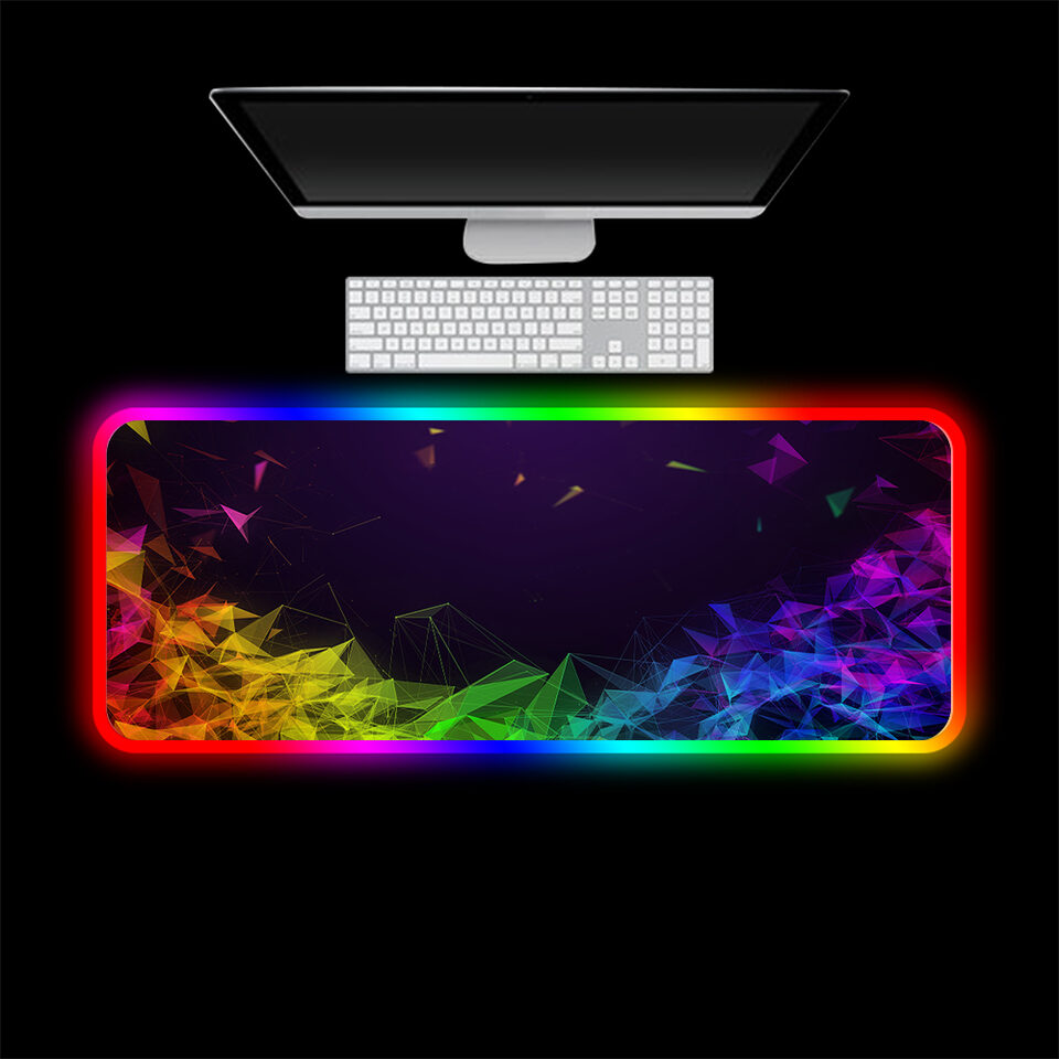 Luminous Mouse RGB LED Gaming Large Office Desk
