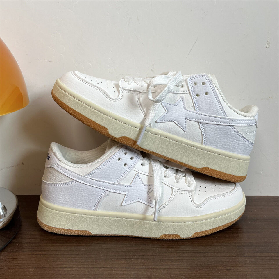 Mens Fashion Casual Retro Low Top Flat Bottom