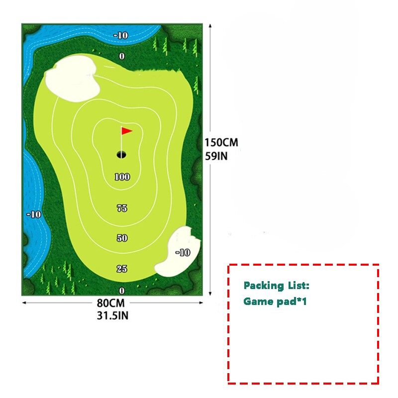 Golf Training Mat For Swing Parent-child Toys Ball