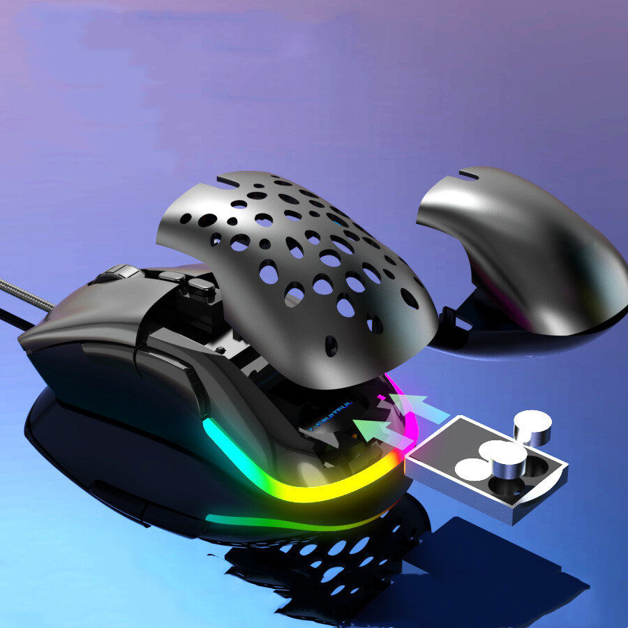 M88 Hollow Wired Wireless Gaming Mouse E-sports Games