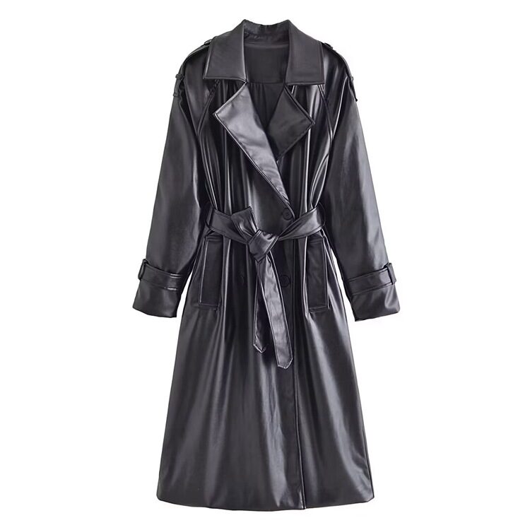 Women's Clothing AutumnLong Sleeve Slim Fit With Belt