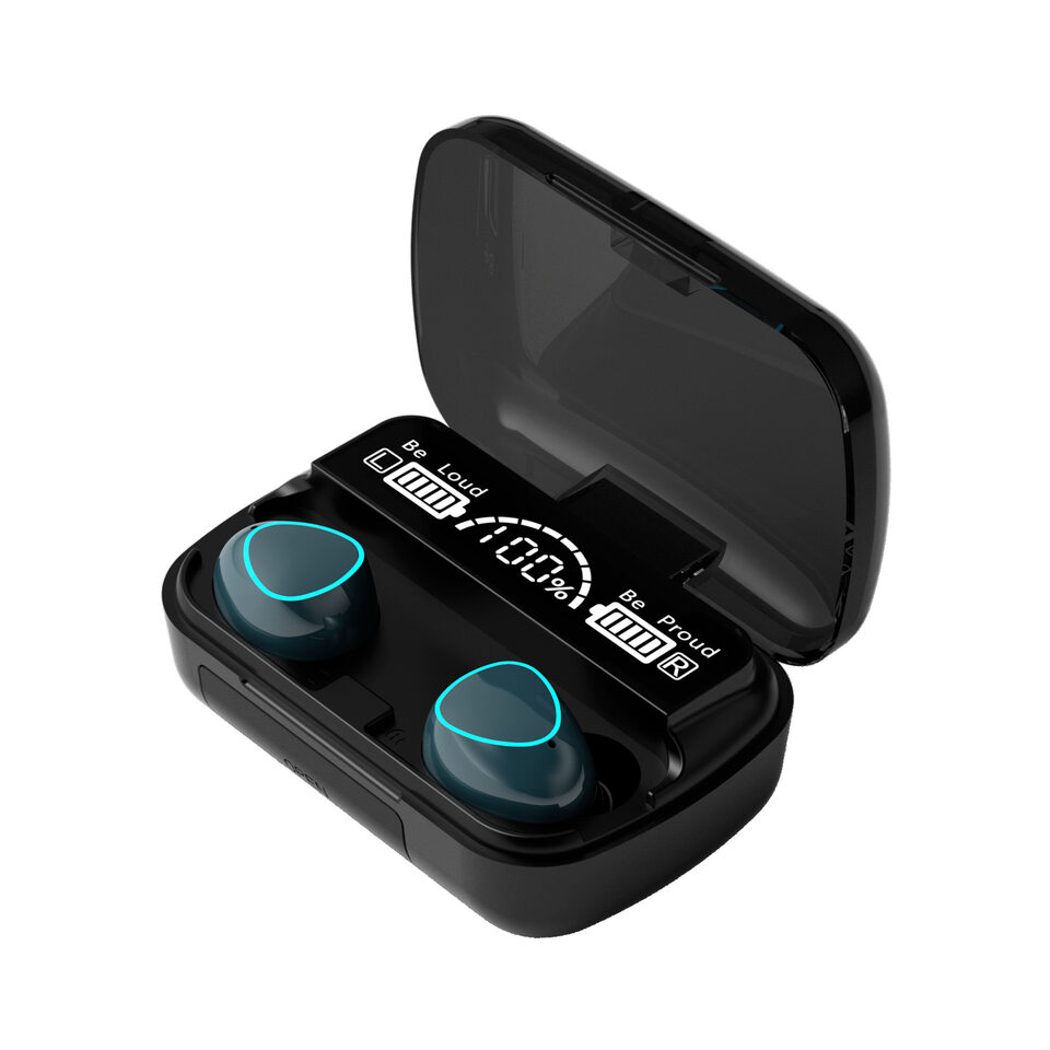 TWS Bluetooth Headphones High Power M10 Black Technology