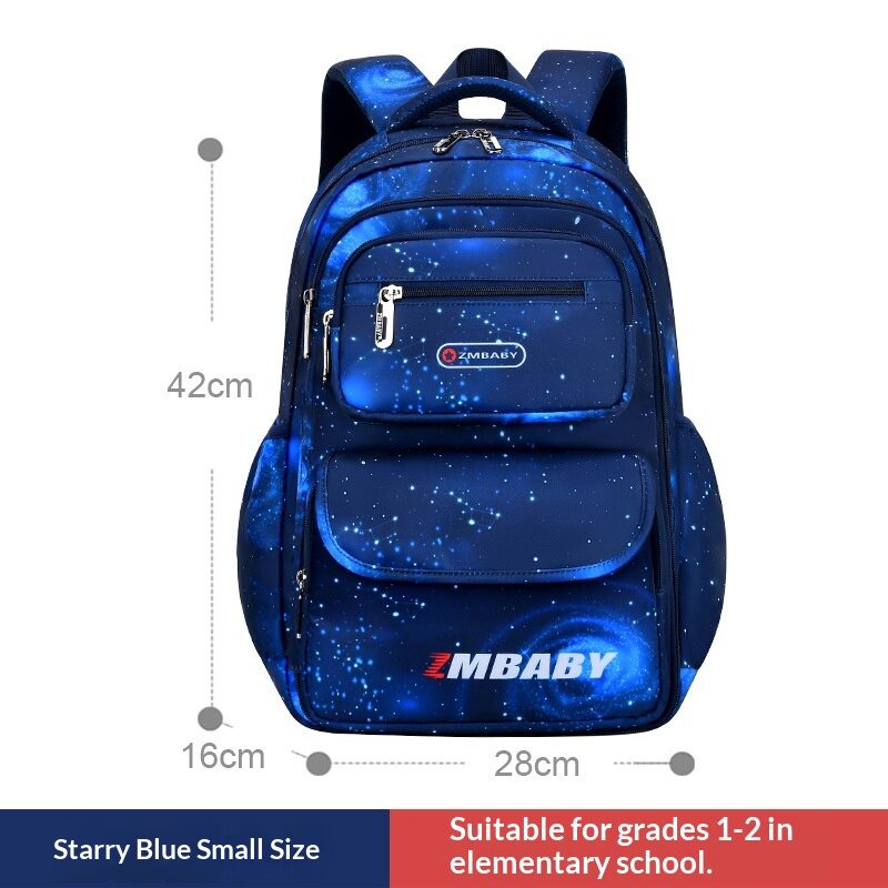 New Schoolbag For Primary School Students Male Side
