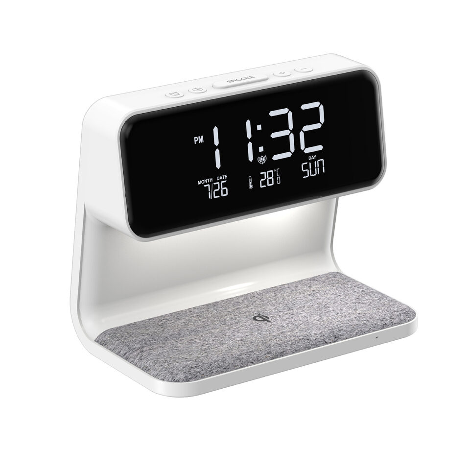 Creative 3 In 1 Bedside Lamp Wireless Charging