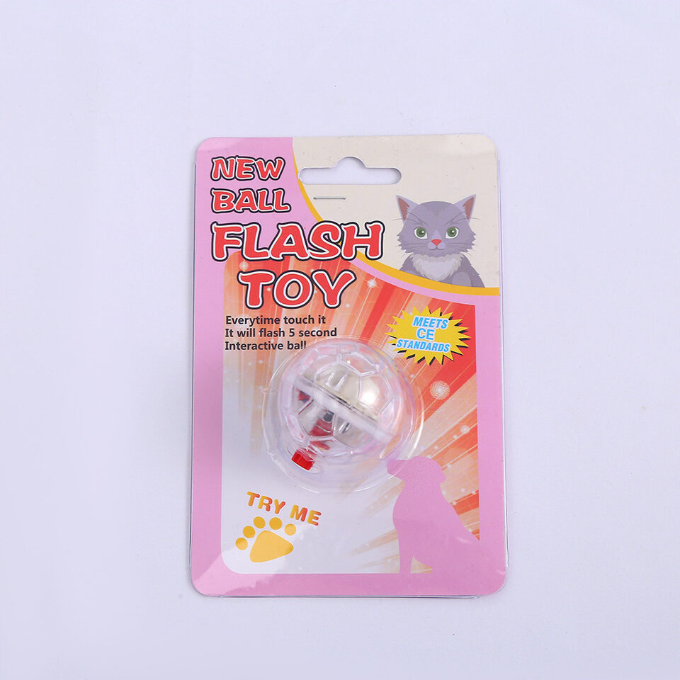 Cat Dog Toy Ball New Fashion Glowing Transparent
