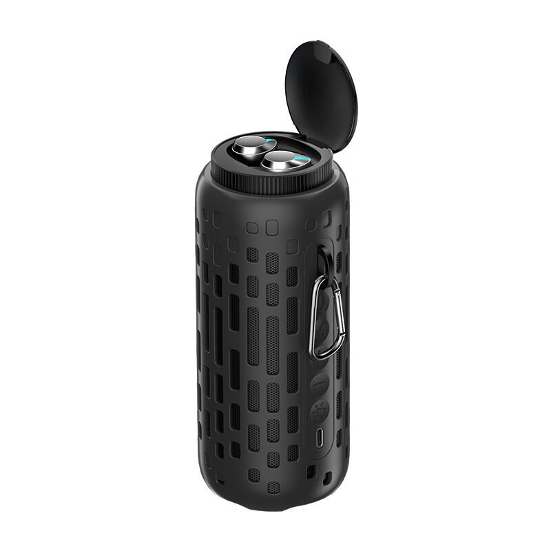 Outdoor Small Steel Cannon Wireless Dual Ear Bluetooth
