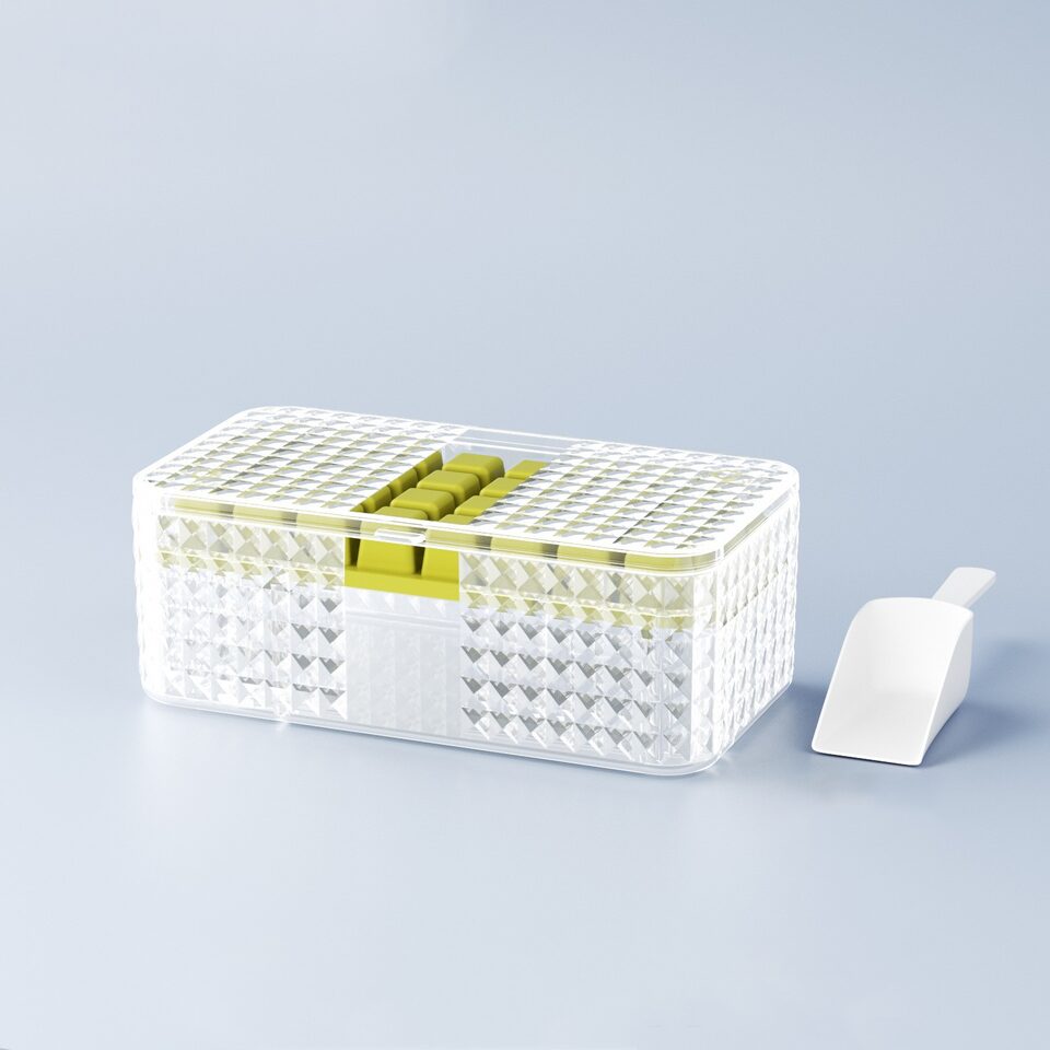 Large New Silicone Square Ice Mold Cube Trays