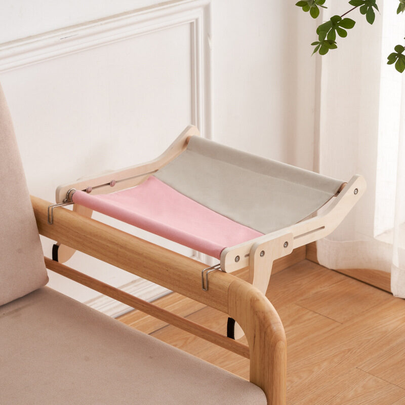 Cat Bed Hanging Balcony Window Glass Wood