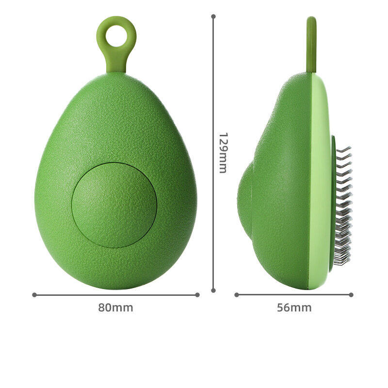 Creative Cat Grooming Comb Portable Massage Brush One-Button