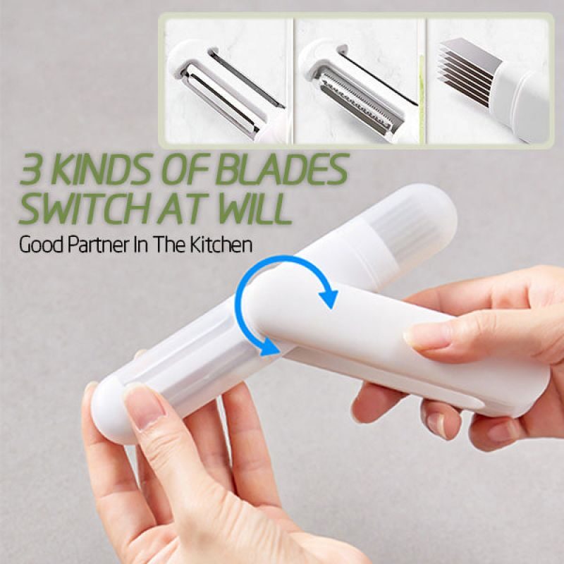 3 In 1 Multifunctional Rotary Paring Knife 360