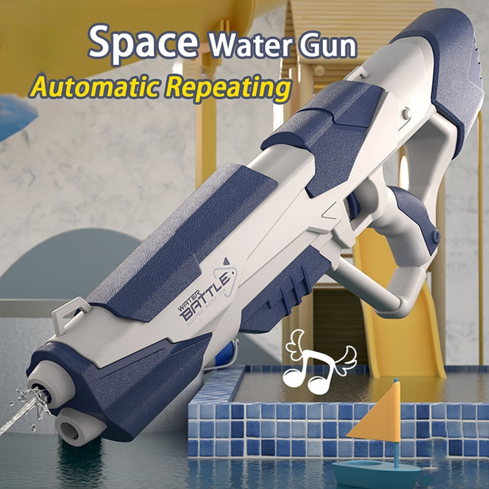 Space Water Gun Electric Automatic Absorption Fights Toy