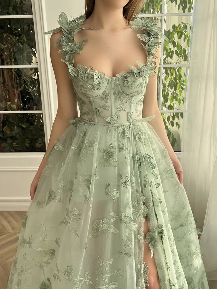 Flowers Bridesmaid Wedding Dress Princess