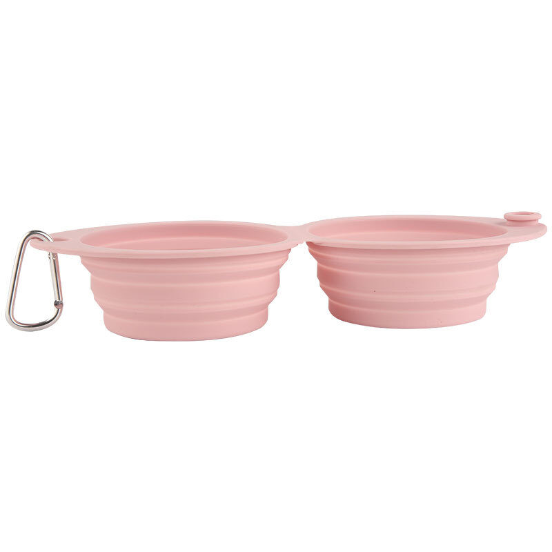 Pet Silicone Foldable Bowl Outdoor Portable Feeding