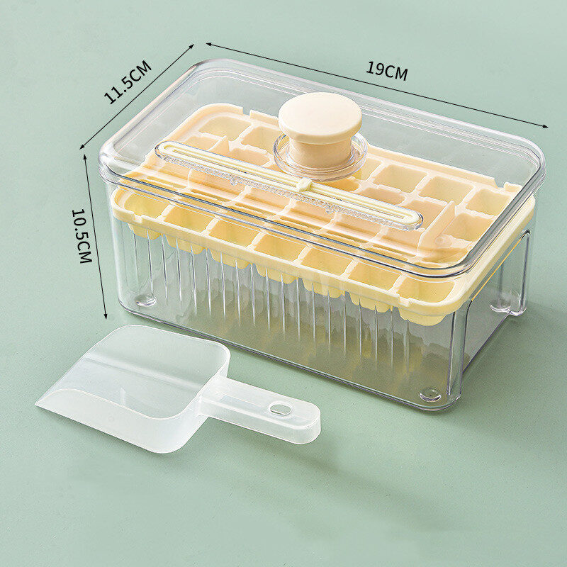 Kitchen Ice Cube Tray Press Type Ball Maker