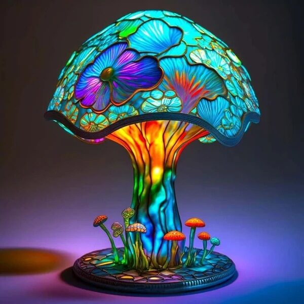 Color Changing Mushroom Lamp - LED Night Light