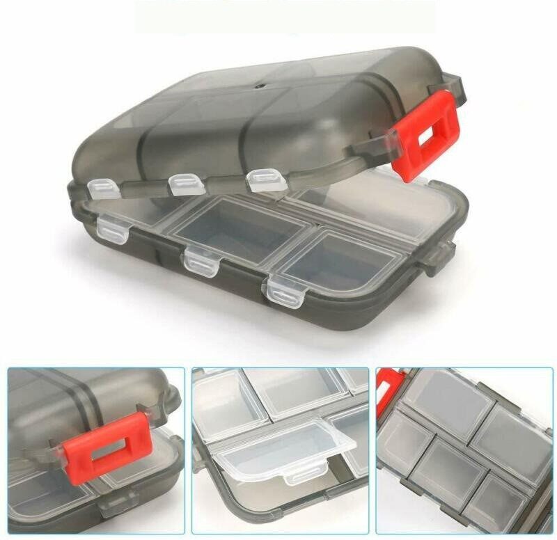 Travel Pill Organizer 10 Grid Moisture Proof Pills