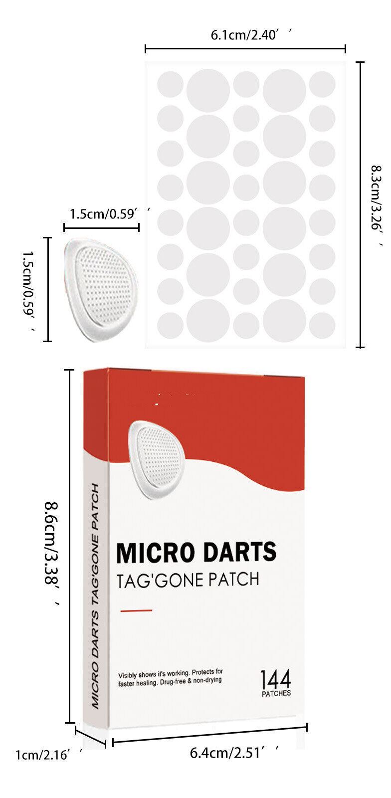 Acne Cleaning Fade Spots Patch