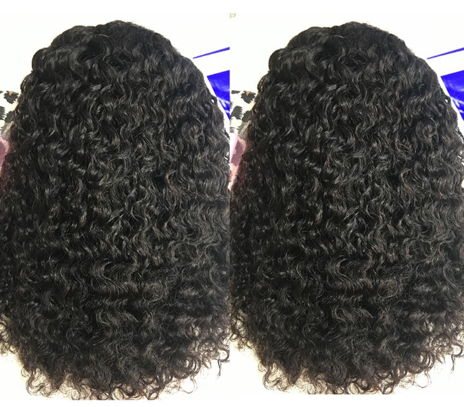 Kinky Curly Short Bob Lace Front Human Hair