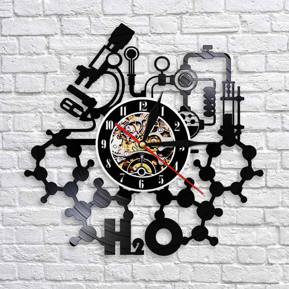 Modern Minimalist Vinyl Wall Art Clock