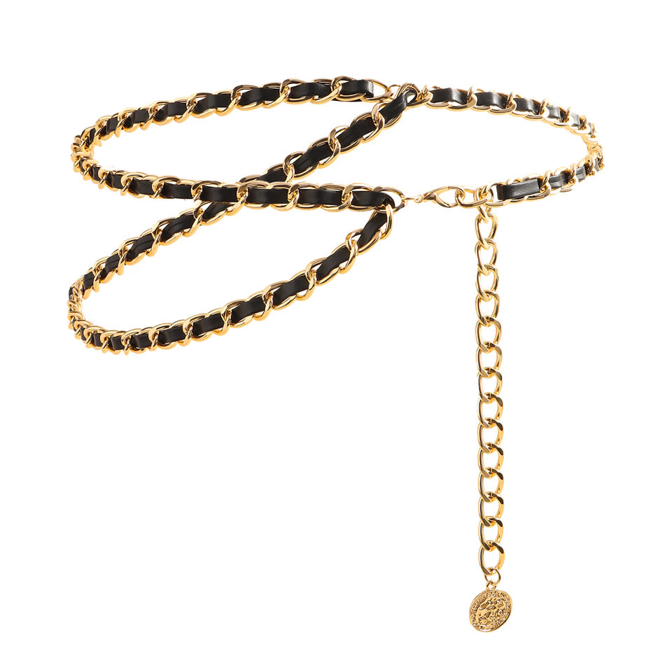Waist Chain Belt Women's Haute Couture Dress Metal