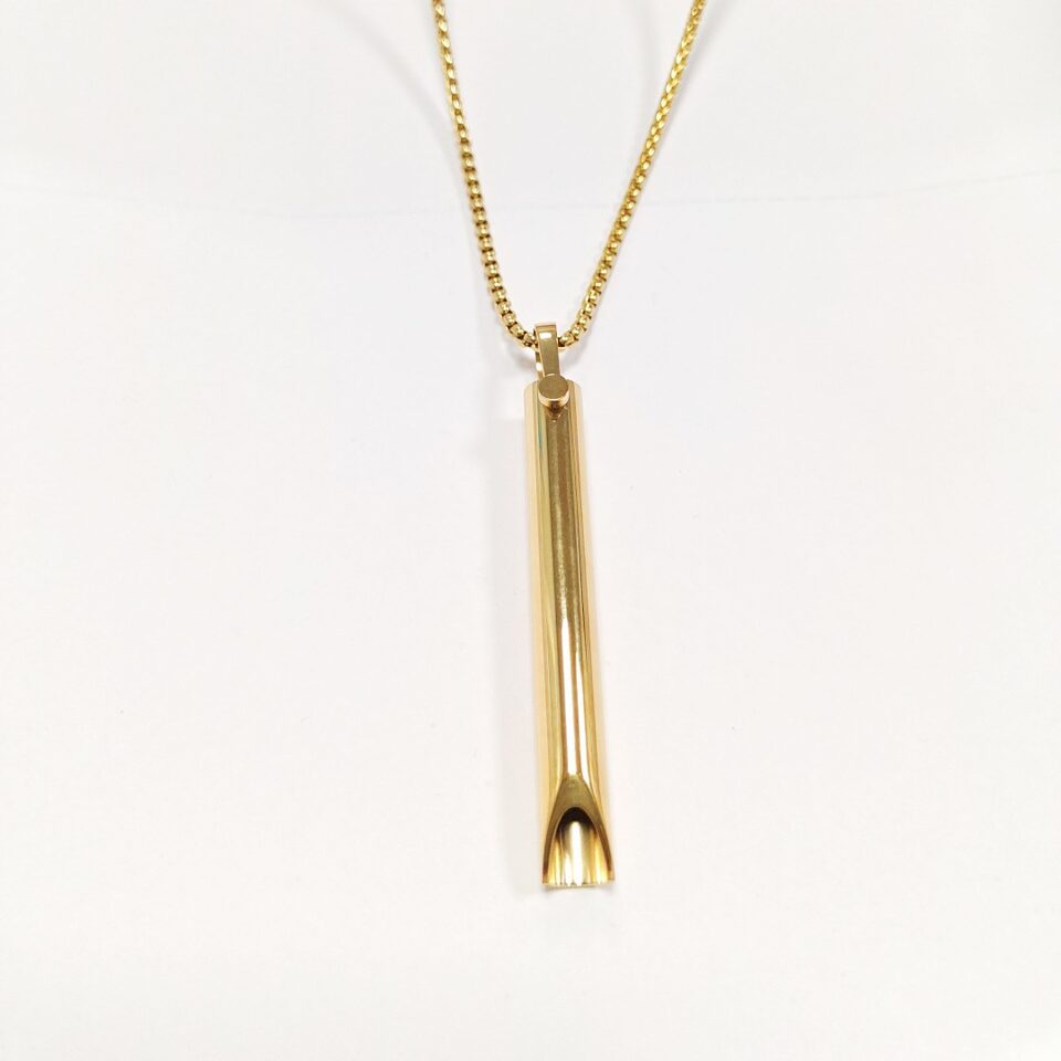 Adjustable Relieve Pressure Ornament Stainless Steel Decompression Necklace