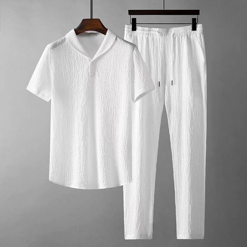 Leisure Suit Summer Loose Short Sleeve Top