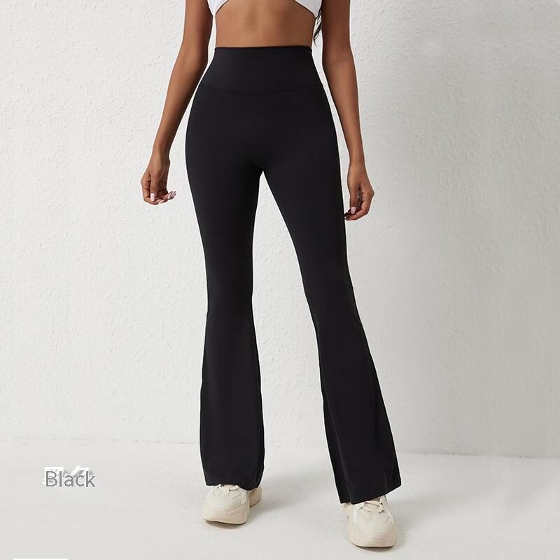 High Waisted Hip Lifting Tight Pants And Wide