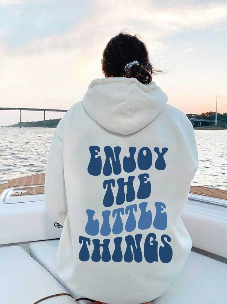 Hoodie Back Text Oversized