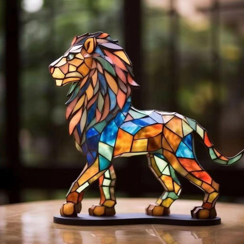 Wildlife Metal Art Base Table Decorations Flat Ornaments
