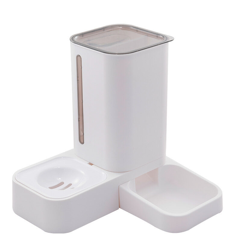 Pet Automatic Water Storage Double Plastic Bowl